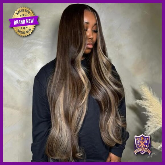 30 Inch Human Hair Lace Front Wig 13x6 Body Wave 180 Density Pre Plucked main image 4